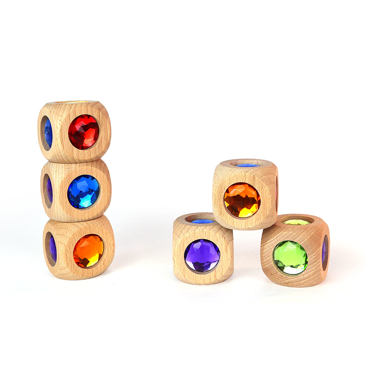 Bauspiel | Houten dobbelsteen