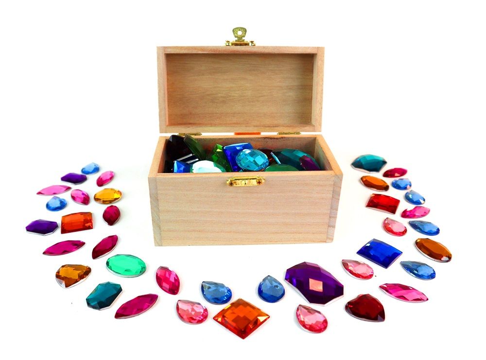 Bauspiel | Schatkistje met fonkelstenen