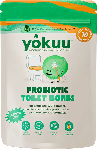 YOKUU | Toilet bom | Eucalyptus en munt | 10 stuks