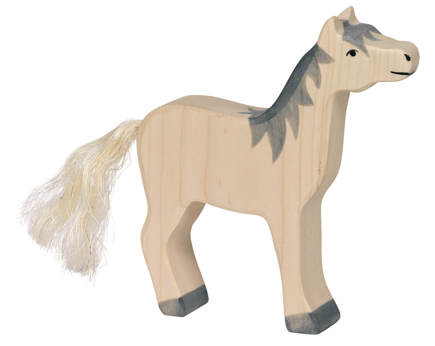 Holztiger | Paard | Hoofd omhoog | Grijze manen