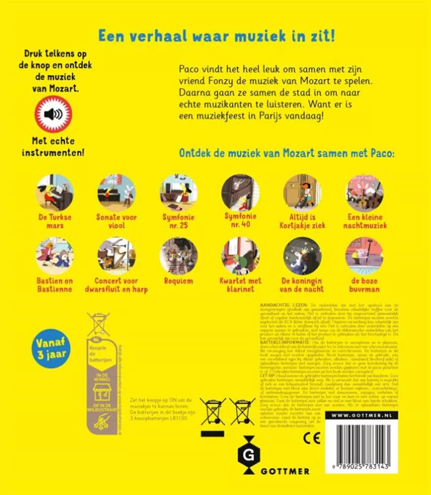 Boek | Paco en Mozart | Geluidenboek