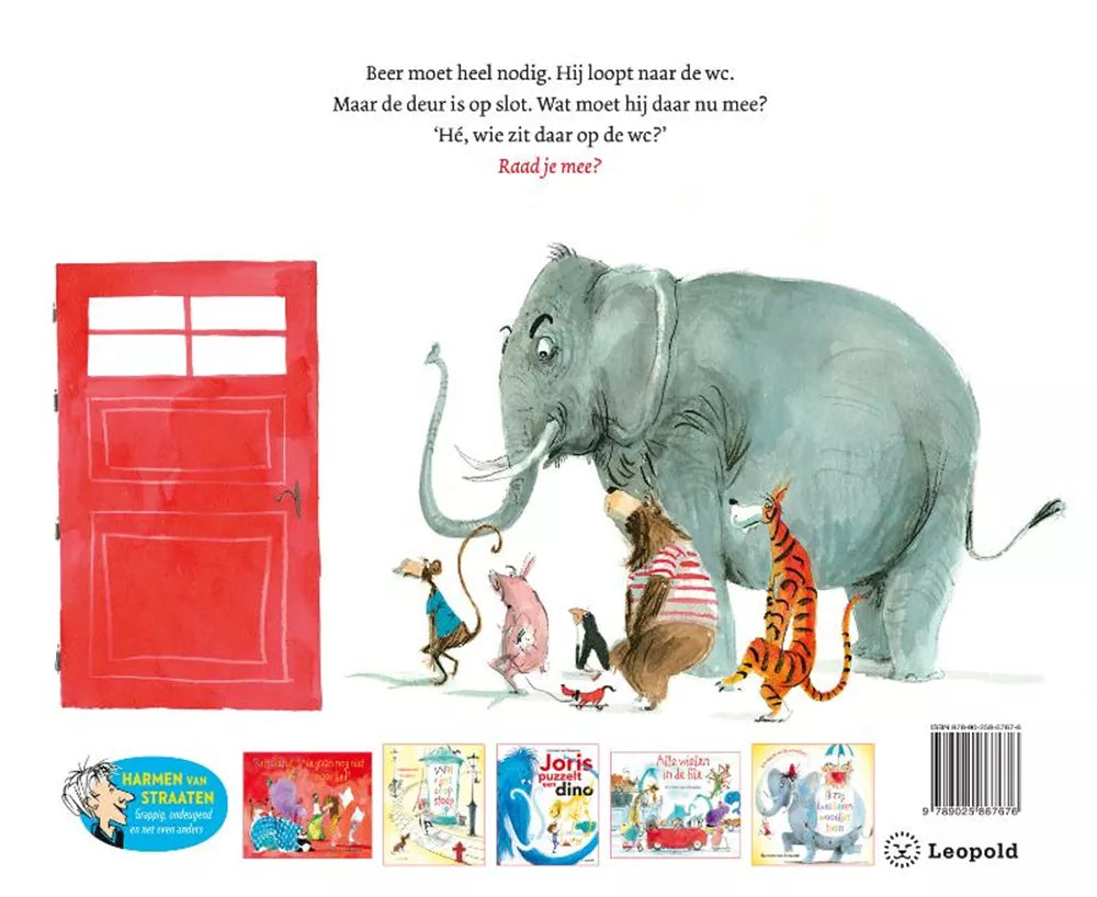 Boek | Harmen van Straaten | Hé, wie zit er op de wc?
