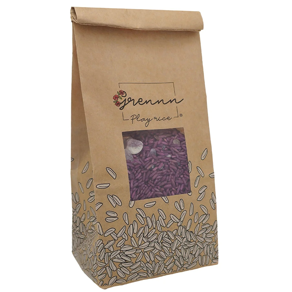 Grennn | Speelrijst | Shiny stone mix | 500 gram