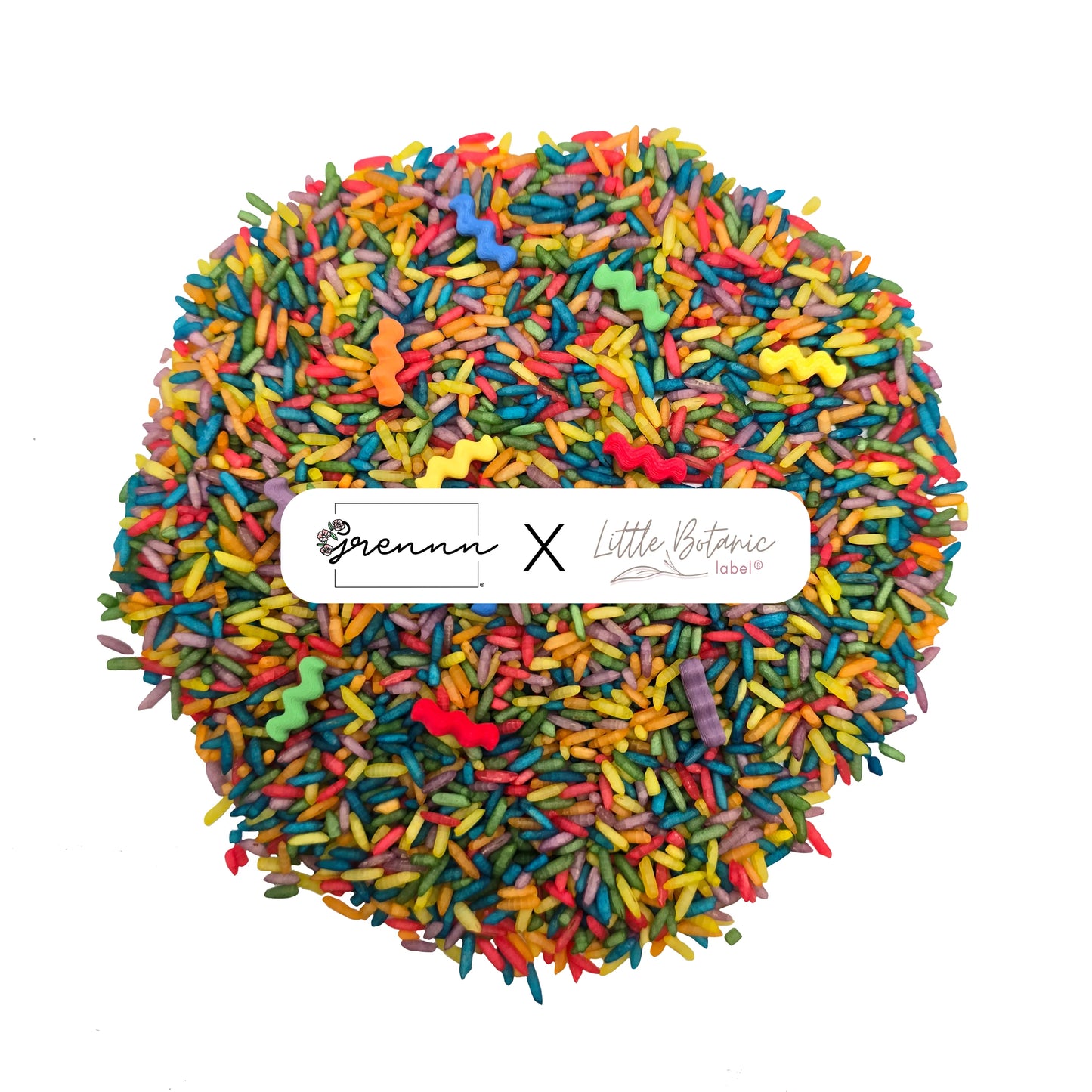 Grennn | Speelrijst | Wave regenboog | 750 gram