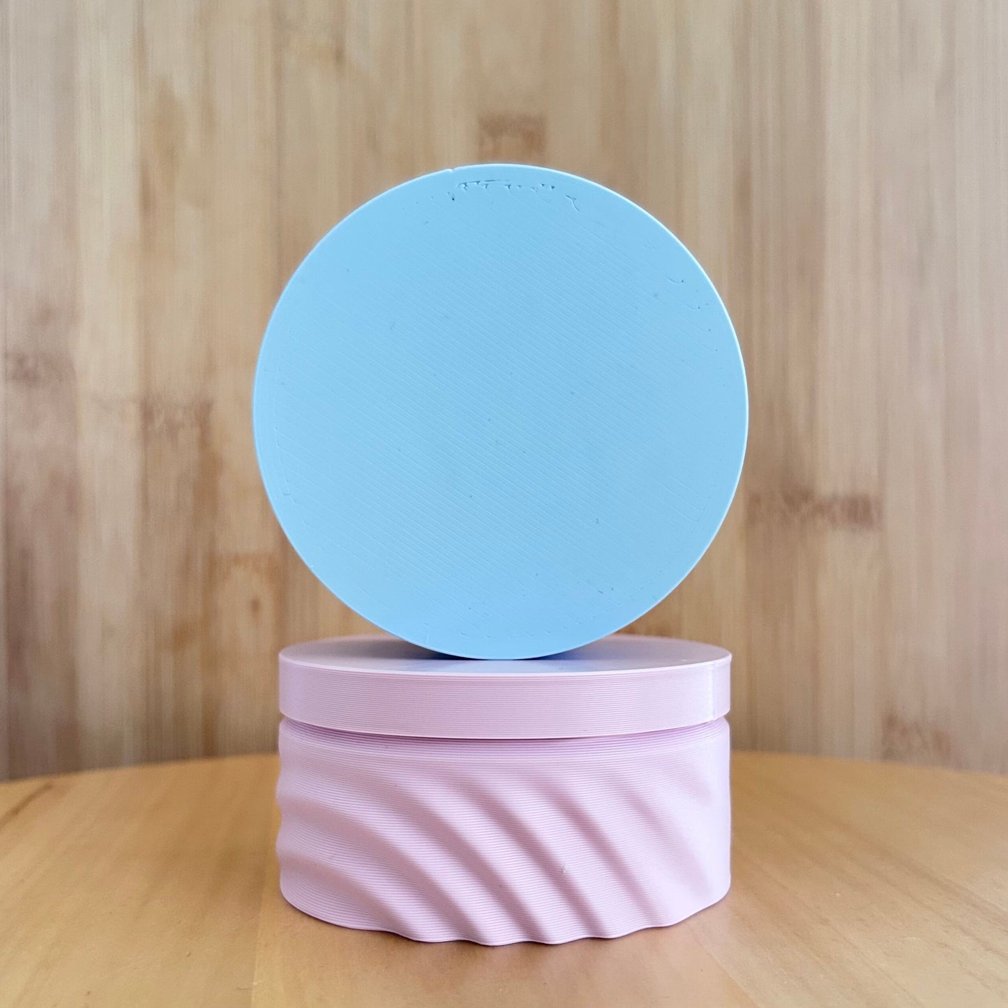 Tiny Green Labo | Eco travel case | Pastel blauw