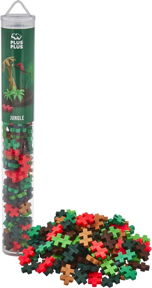 Plus-Plus | Tube | Jungle | 100 stuks