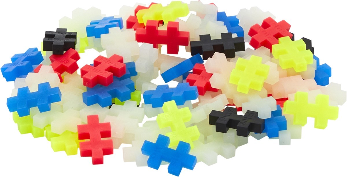 Plus-Plus | Tube | Glow | 100 stuks