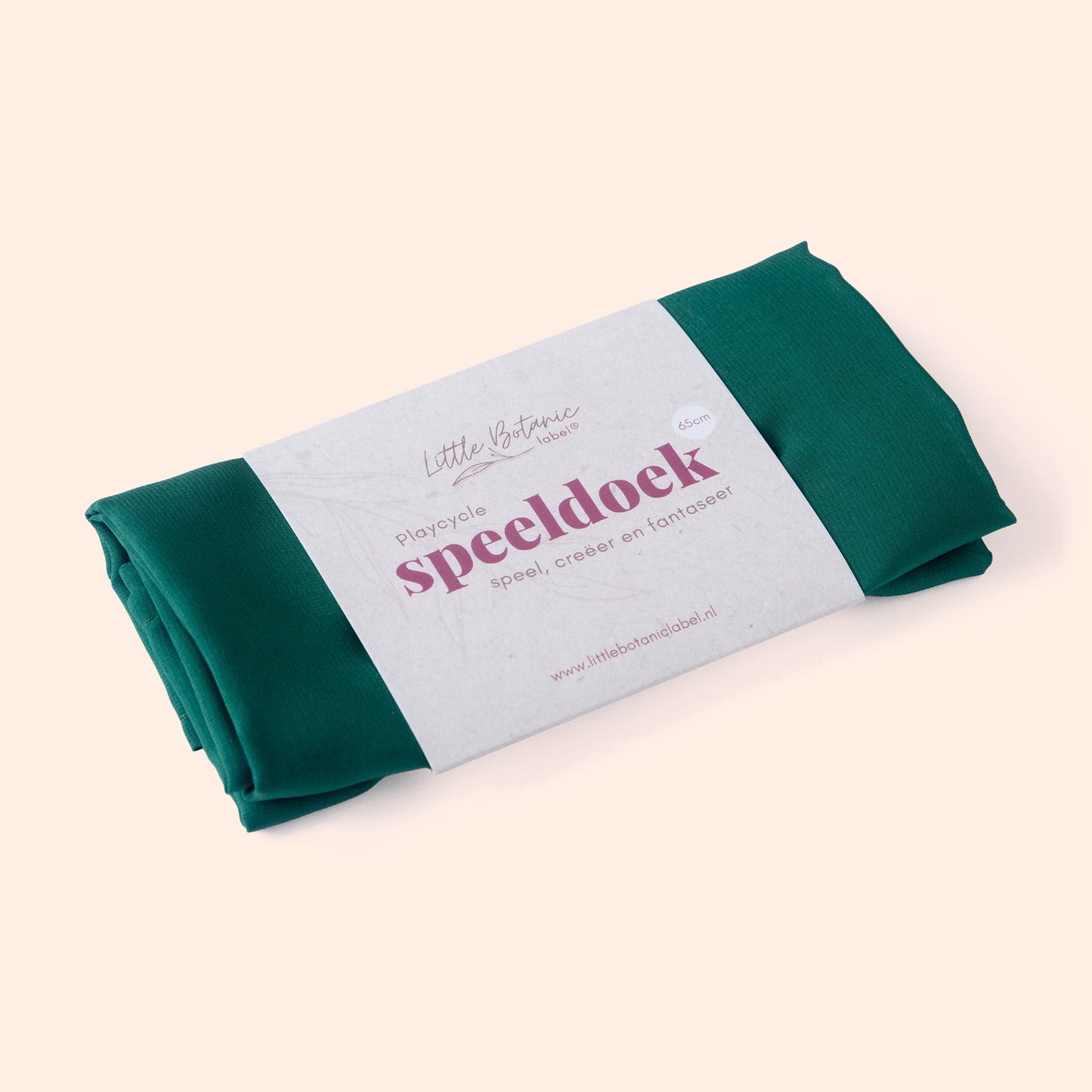 Little Botanic label | Playcycle speeldoek | Groen | Medium