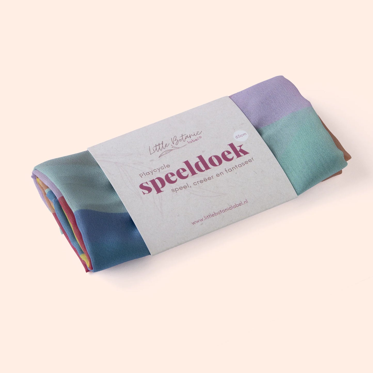 Little Botanic label | Playcycle speeldoek | Waves | Pastel | Medium