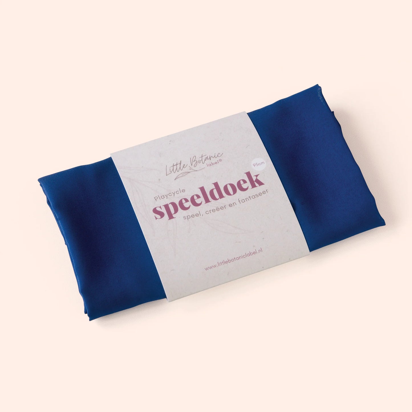 Little Botanic label | Playcycle speeldoek | Blauw | Groot