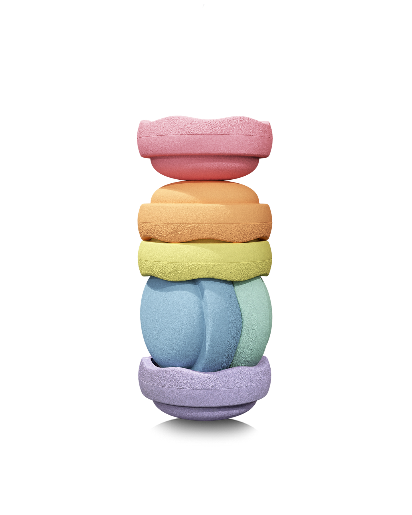Stapelstein® | Mini | Rainbow Pastel | 6 stuks