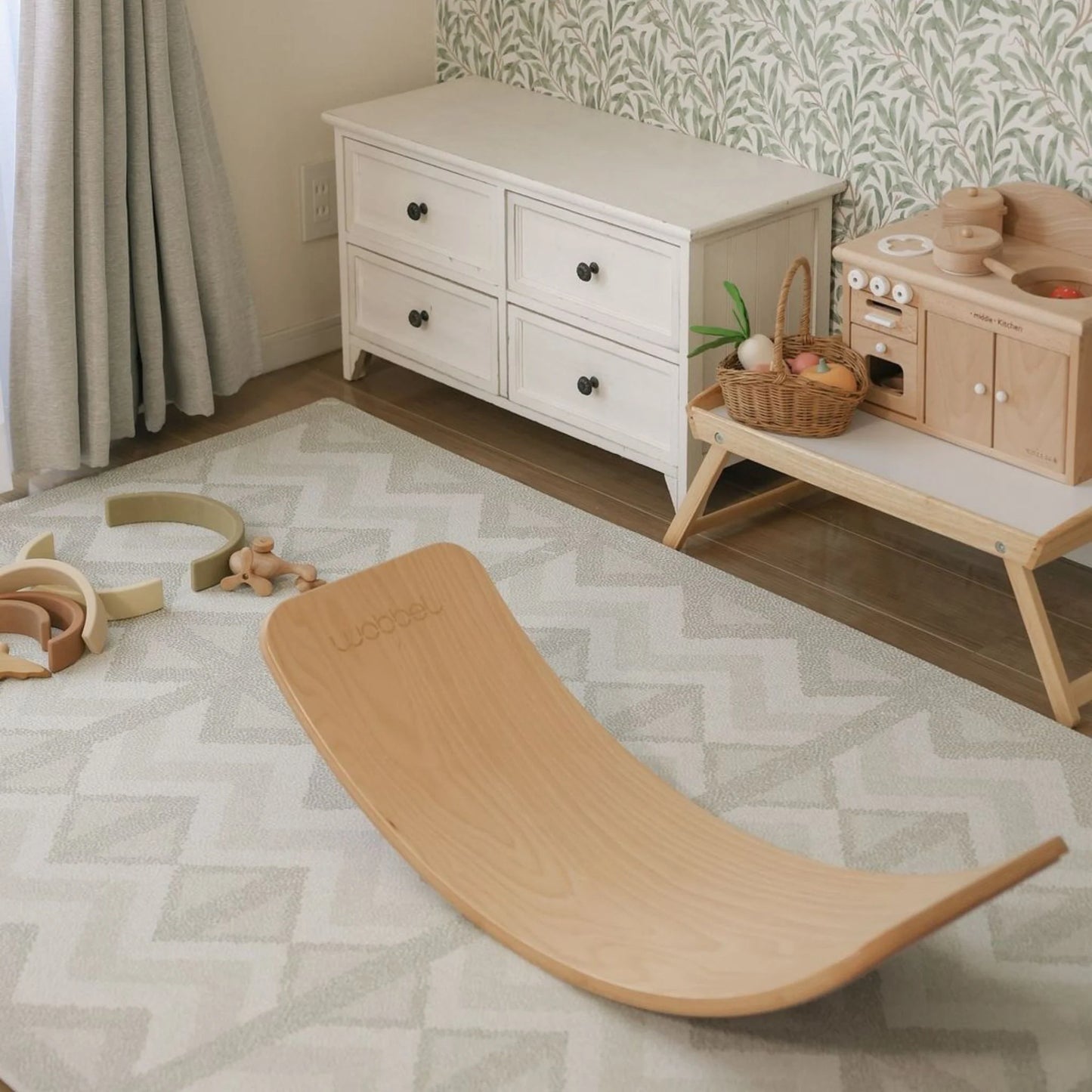 Eeveve | Speelmat | Kilim | Feather gray