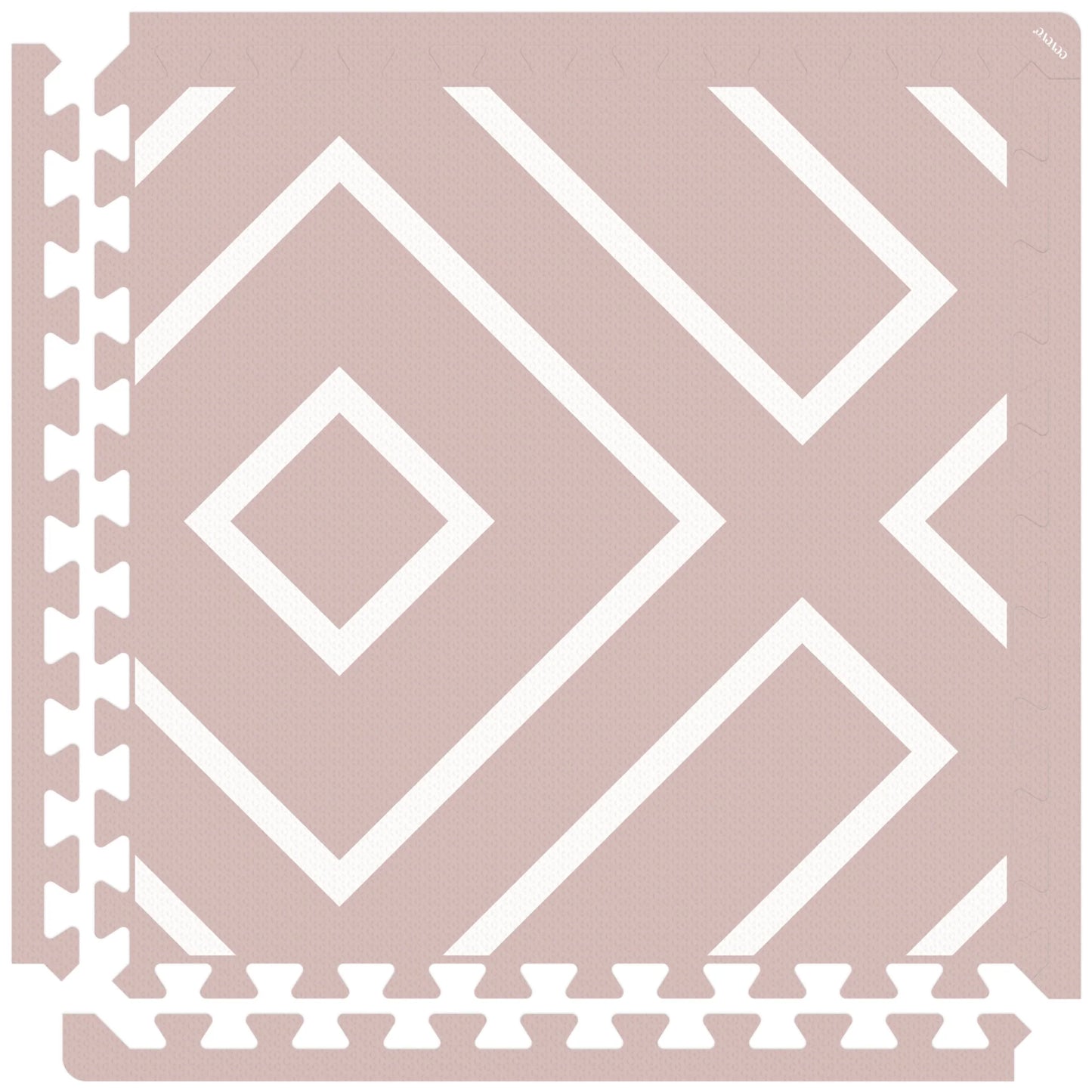 Eeveve | Speelmat | Modern blocks | Old pink