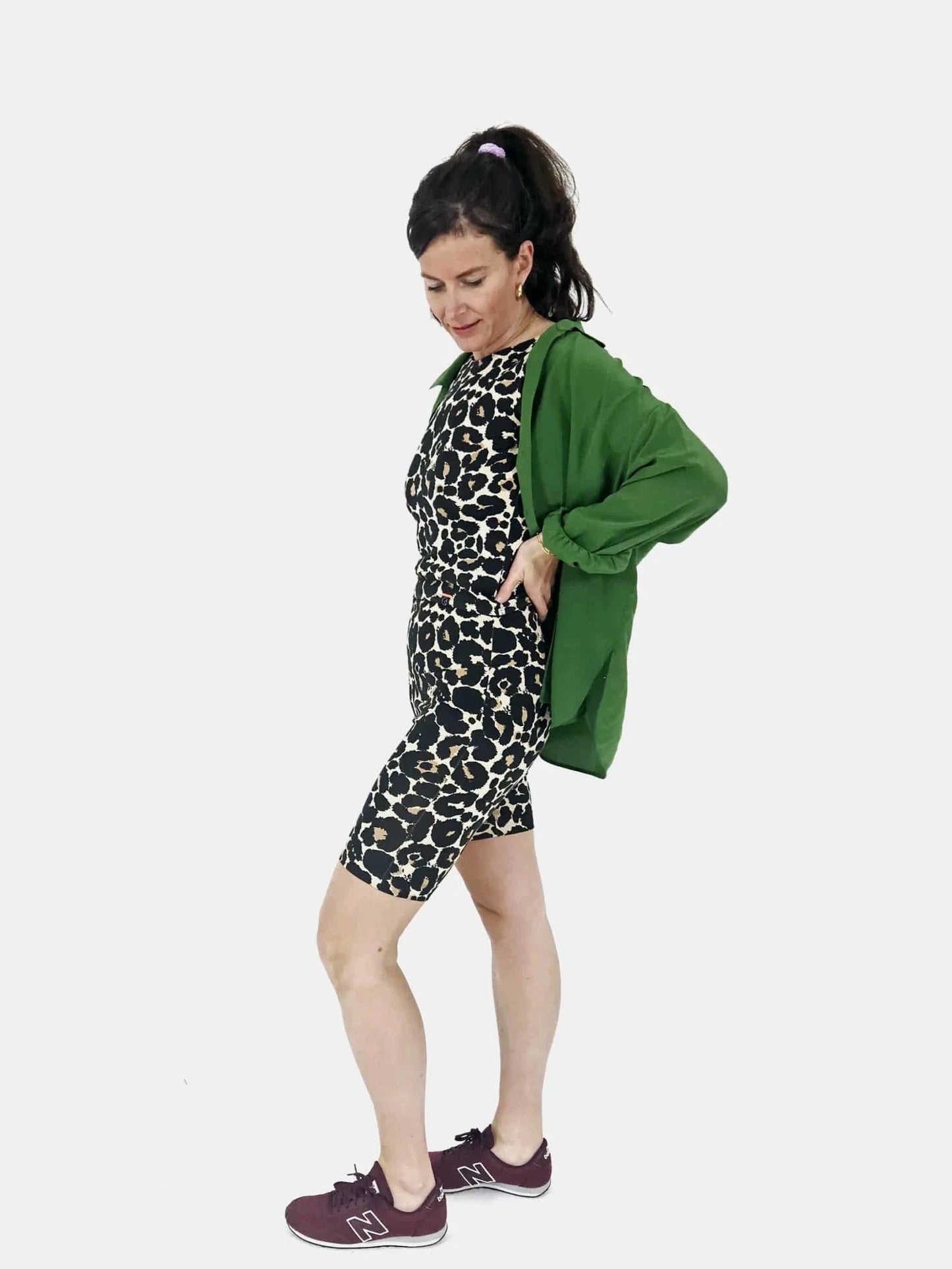Swan and the people | Korte broek | Leopard beige