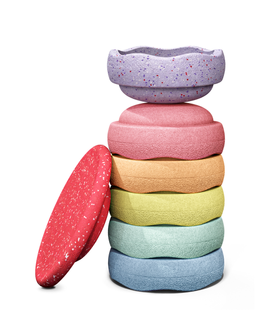 Stapelstein® | Winter special | Rainbow set | Pastel