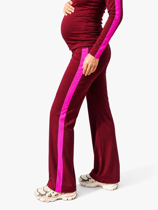 Swan and the people | Wide pants | Burgundy