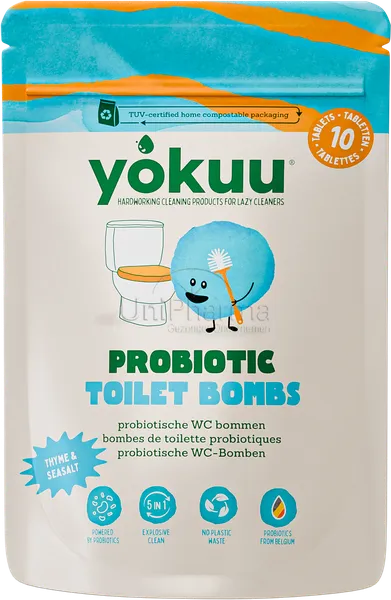 YOKUU | Toilet bom | Tijm en zeezout | 10 stuks