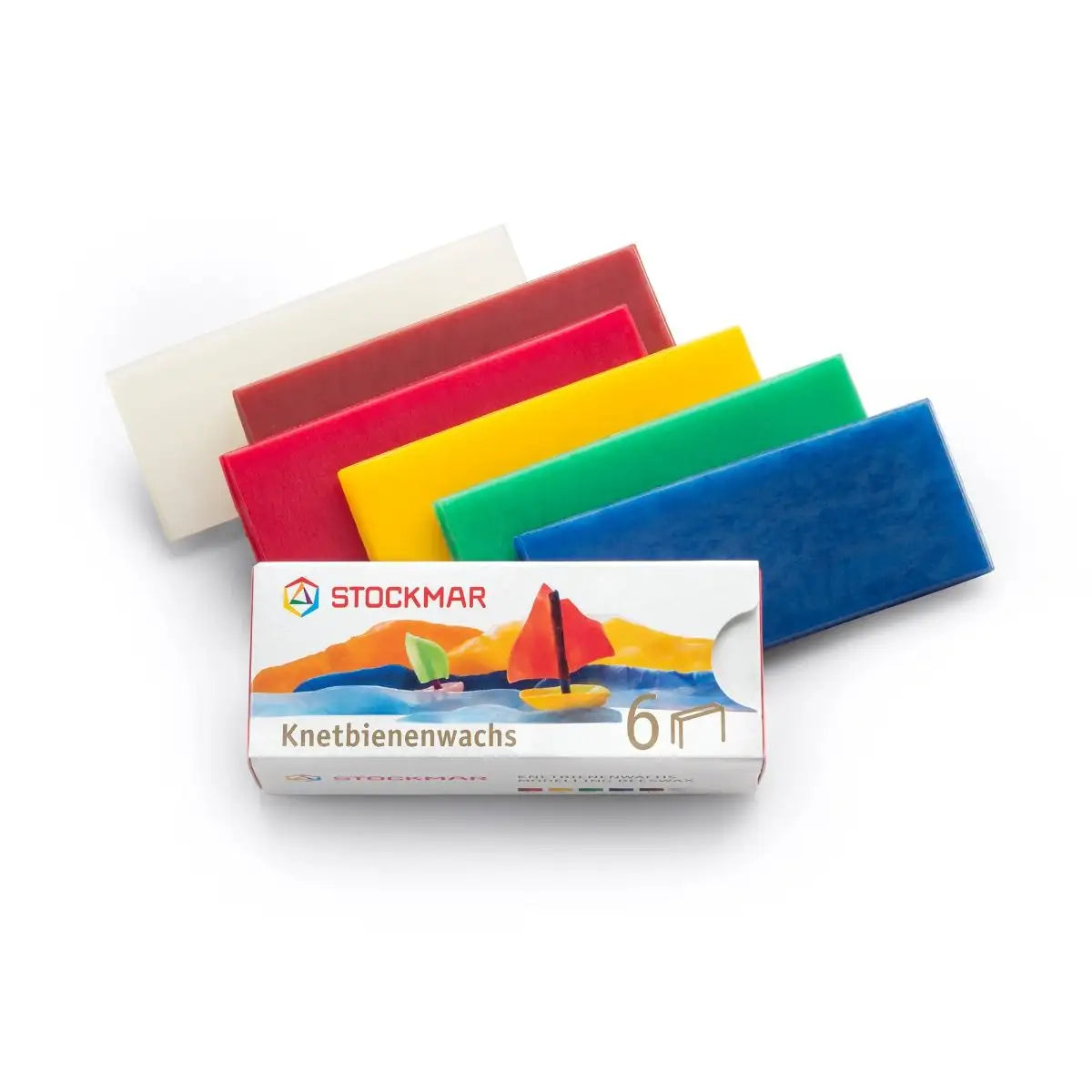 Stockmar | Bijenkneedwas | 6 plakjes