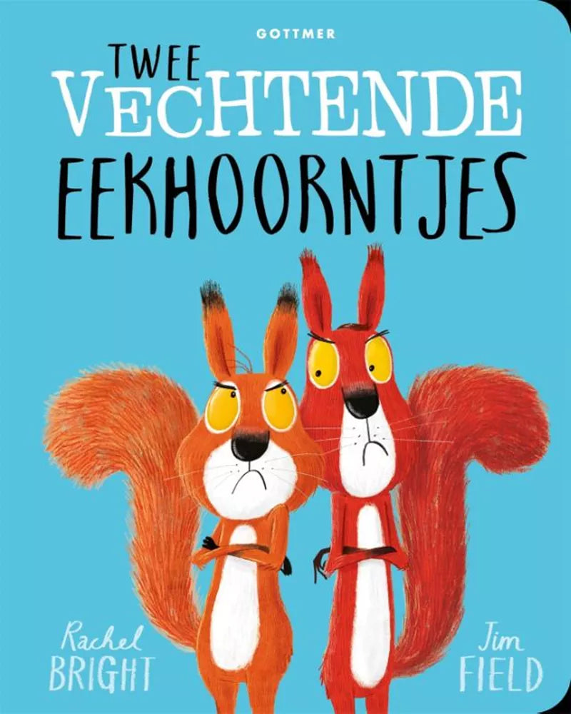 Boek | Rachel Bright | Twee vechtende eekhoorntjes | Kartonboek