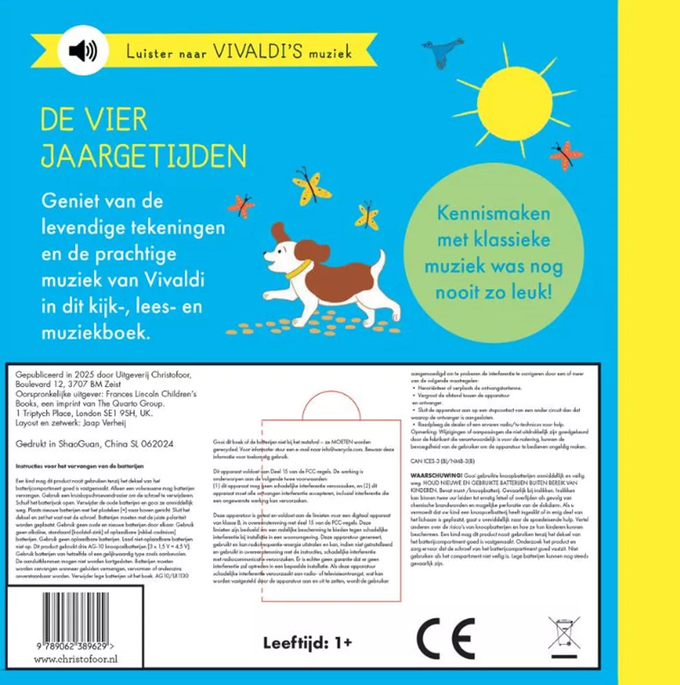 Boek | Het kleine verhalenorkest | De vier jaargetijden | Geluidenboek