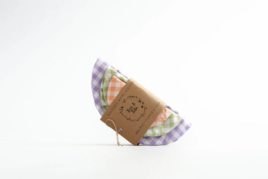 Tess & Tobi | Bowl covers | Set van 3 | Ruitjes
