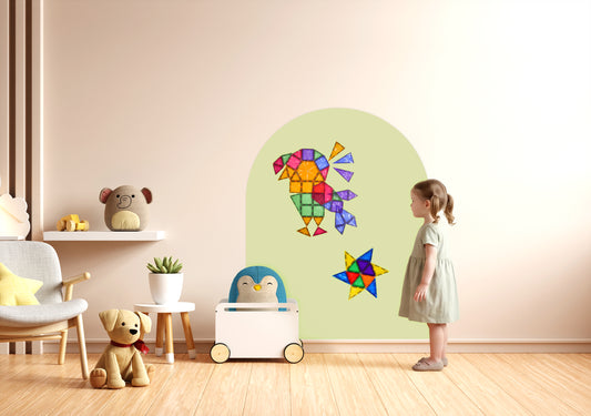Cleverclixx | Magnetische muursticker | Soft Olive