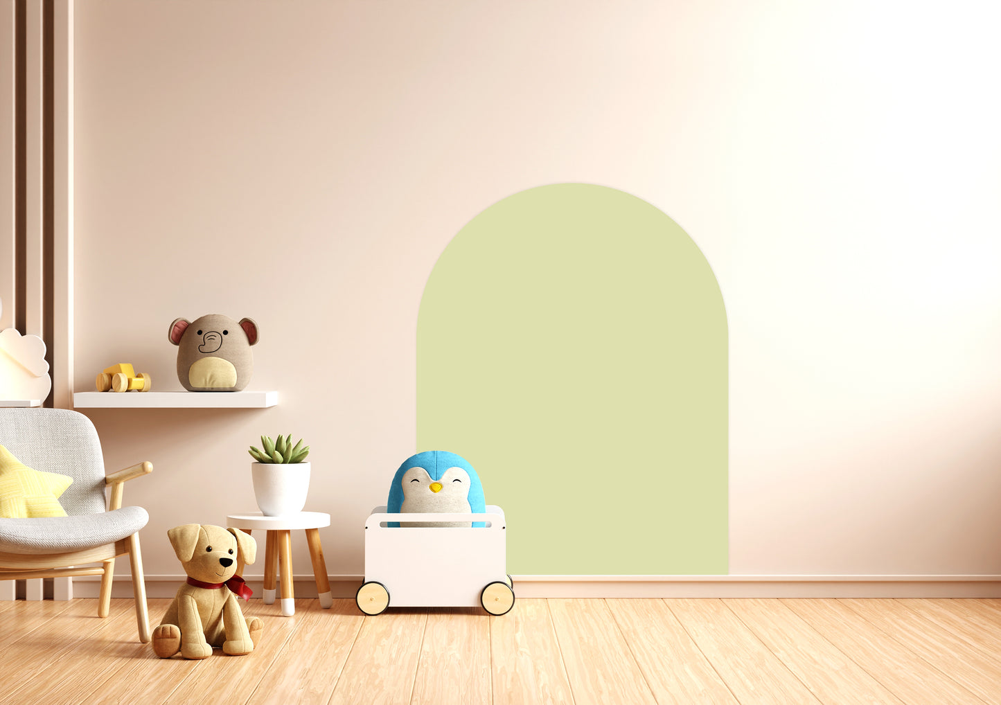 Cleverclixx | Magnetische muursticker | Soft Olive