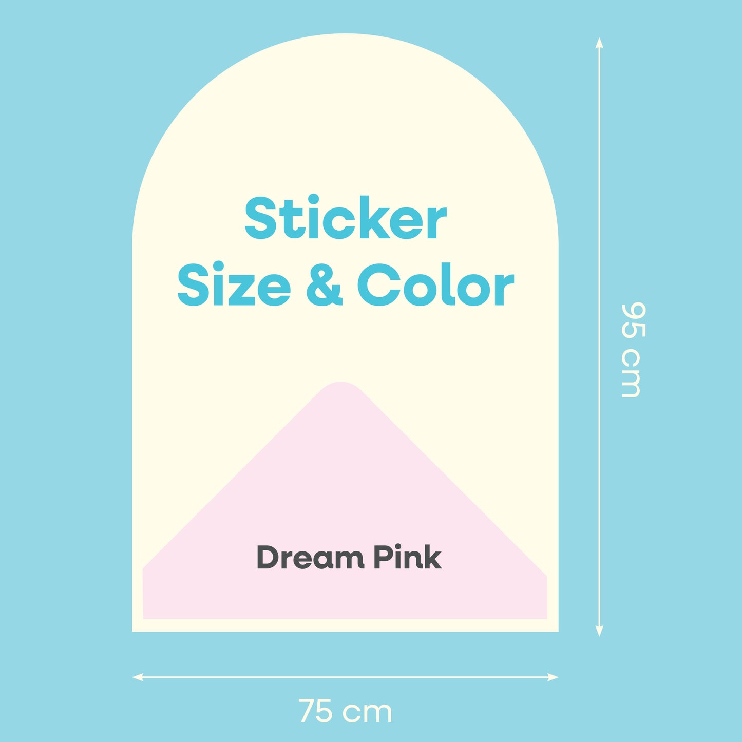 Cleverclixx | Magnetische muursticker | Dream Pink