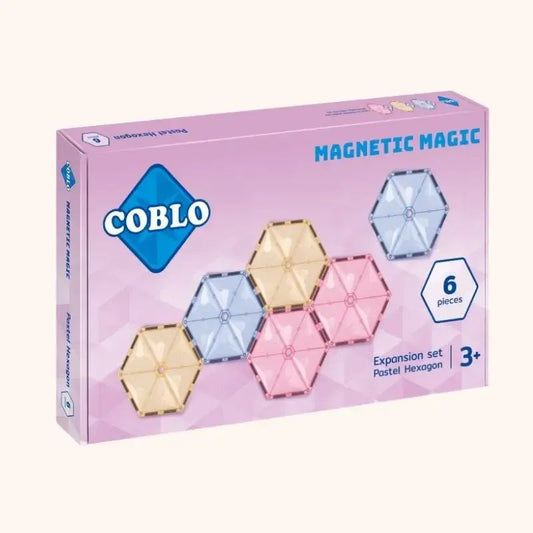 Coblo | Zeshoek | Pastel | 6 stenen