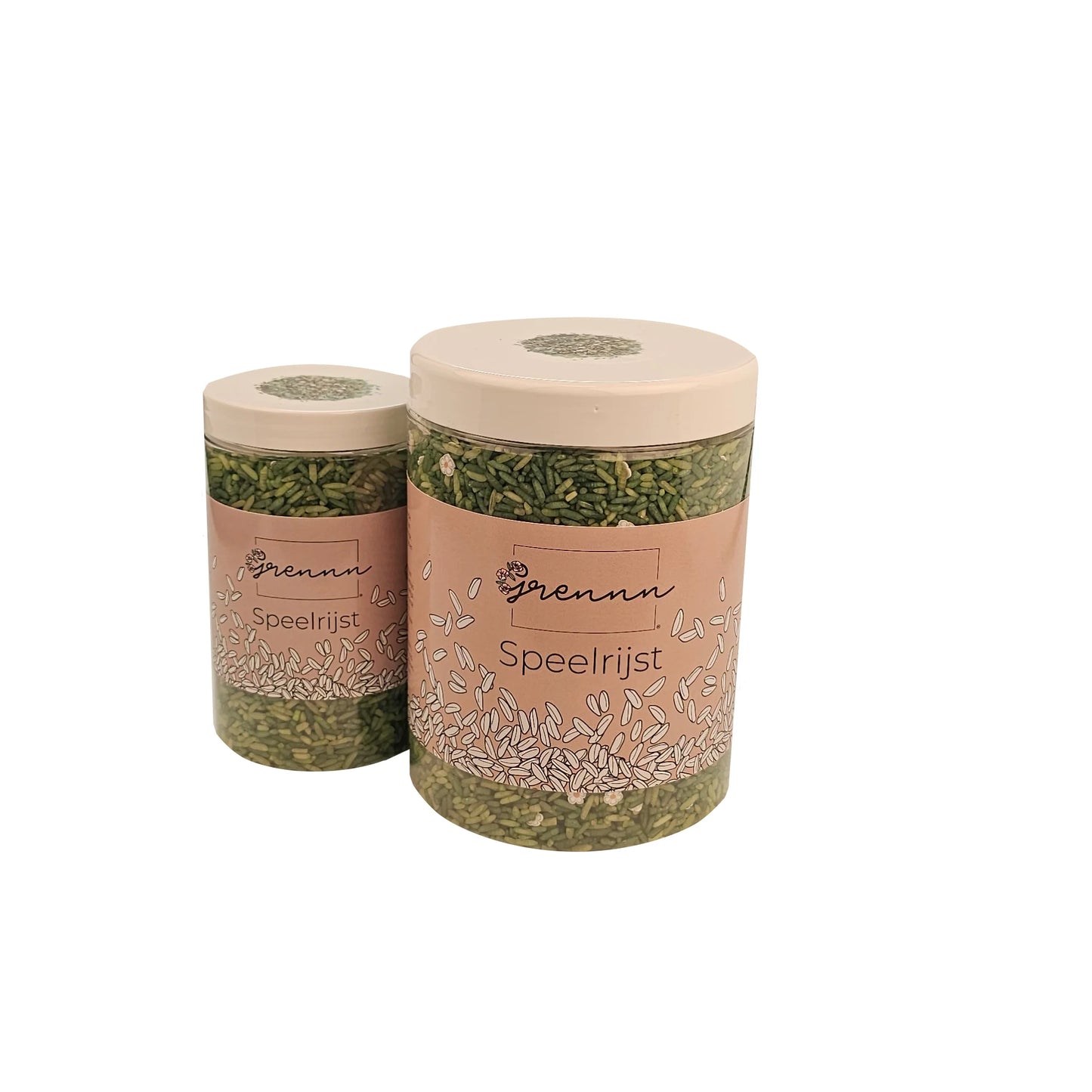 Grennn | Speelrijst | White flower mix