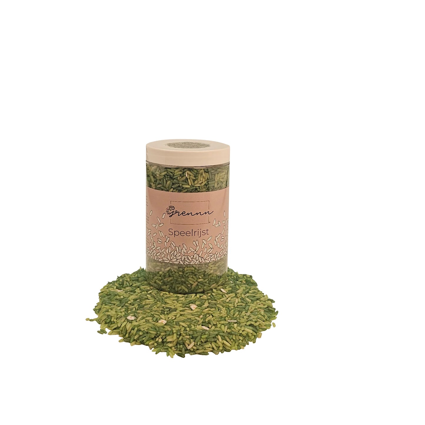 Grennn | Speelrijst | White flower mix