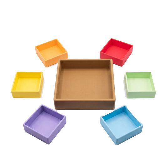 Grennn | Inlegvierkant | Mandigo | Pastelkleuren
