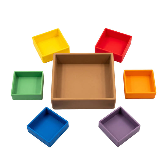 Grennn | Inlegvierkant | Mandigo | Regenboogkleuren