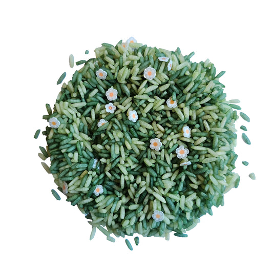 Grennn | Speelrijst | White flower mix