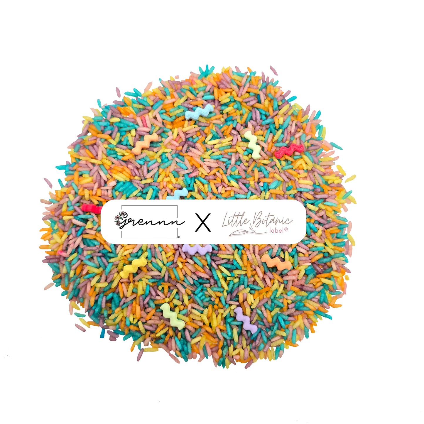 Grennn | Speelrijst | Wave pastel | 750 gram