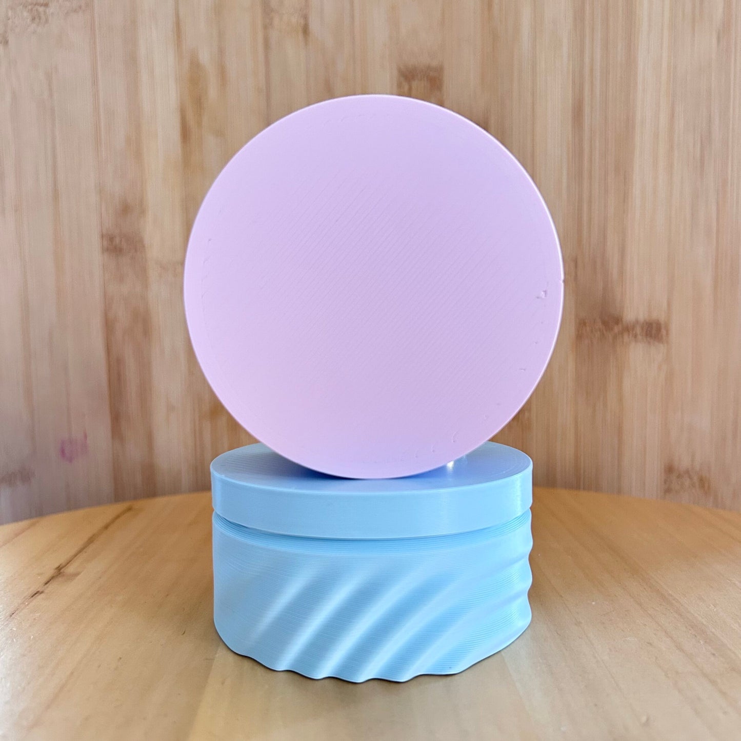 Tiny Green Labo | Eco travel case | Pastel blauw