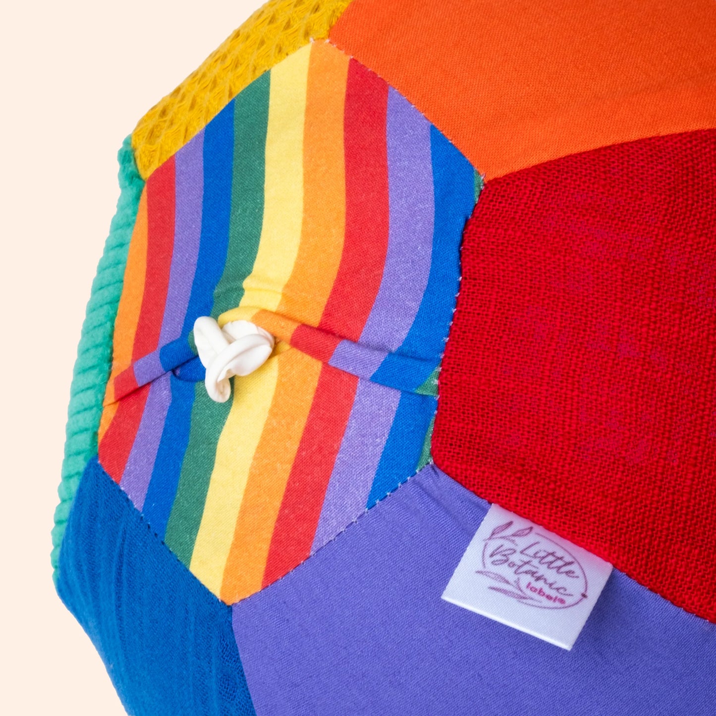 Little Botanic label | Sensorische ballonbal | Regenboog
