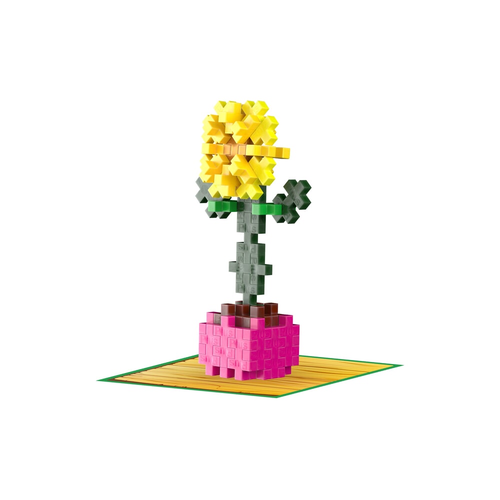 Plus-Plus | Plant Packs | Zonnebloem | 60 stuks