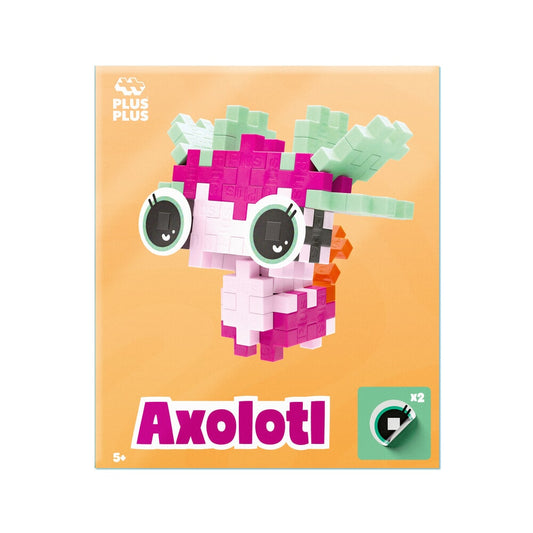 Plus-Plus | Pet Packet | Adoring Axolotl  | 36 stuks