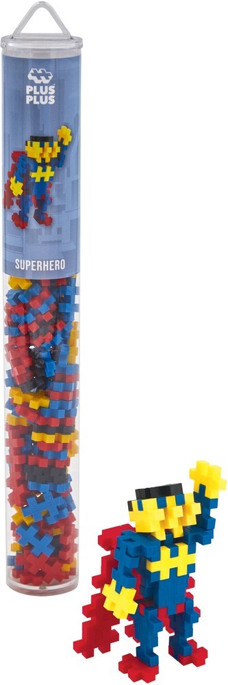 Plus-Plus | Tube | Superheld | 100 stuks