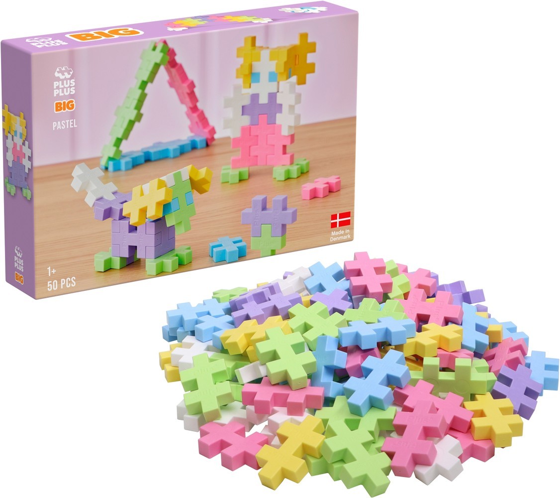 Plus-Plus | Big | Pastel | 50 stuks