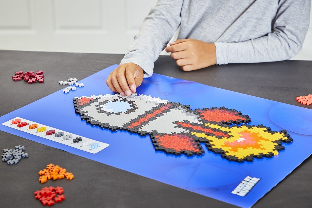 Plus-Plus | Puzzle by number | Raket | 500 stuks
