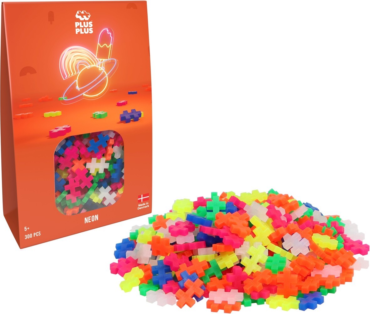 Plus-Plus | Neon | 300 stuks