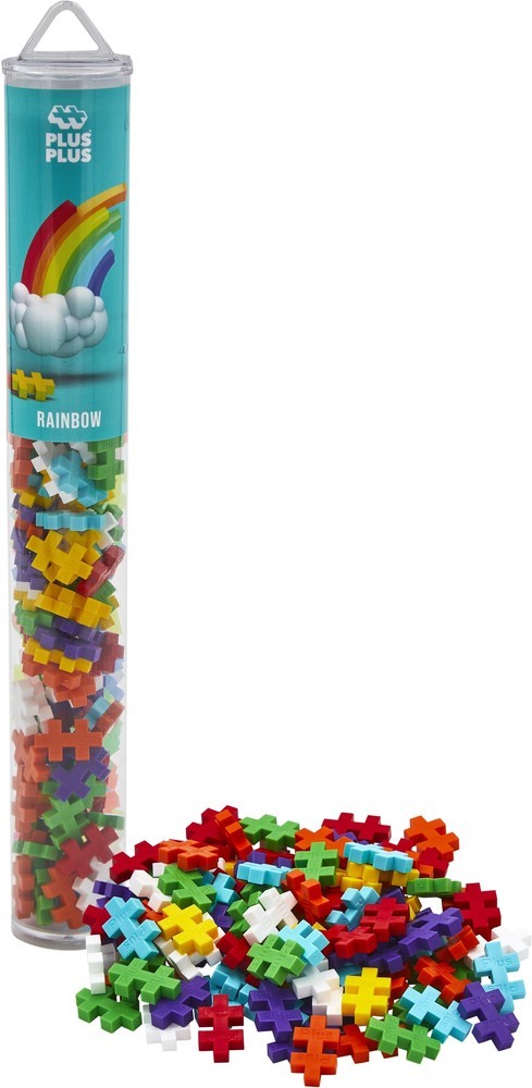 Plus-Plus | Tube | Regenboog | 100 stuks