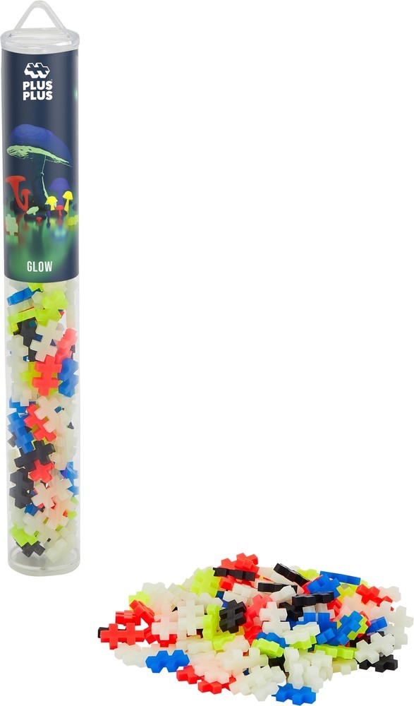 Plus-Plus | Tube | Glow | 100 stuks