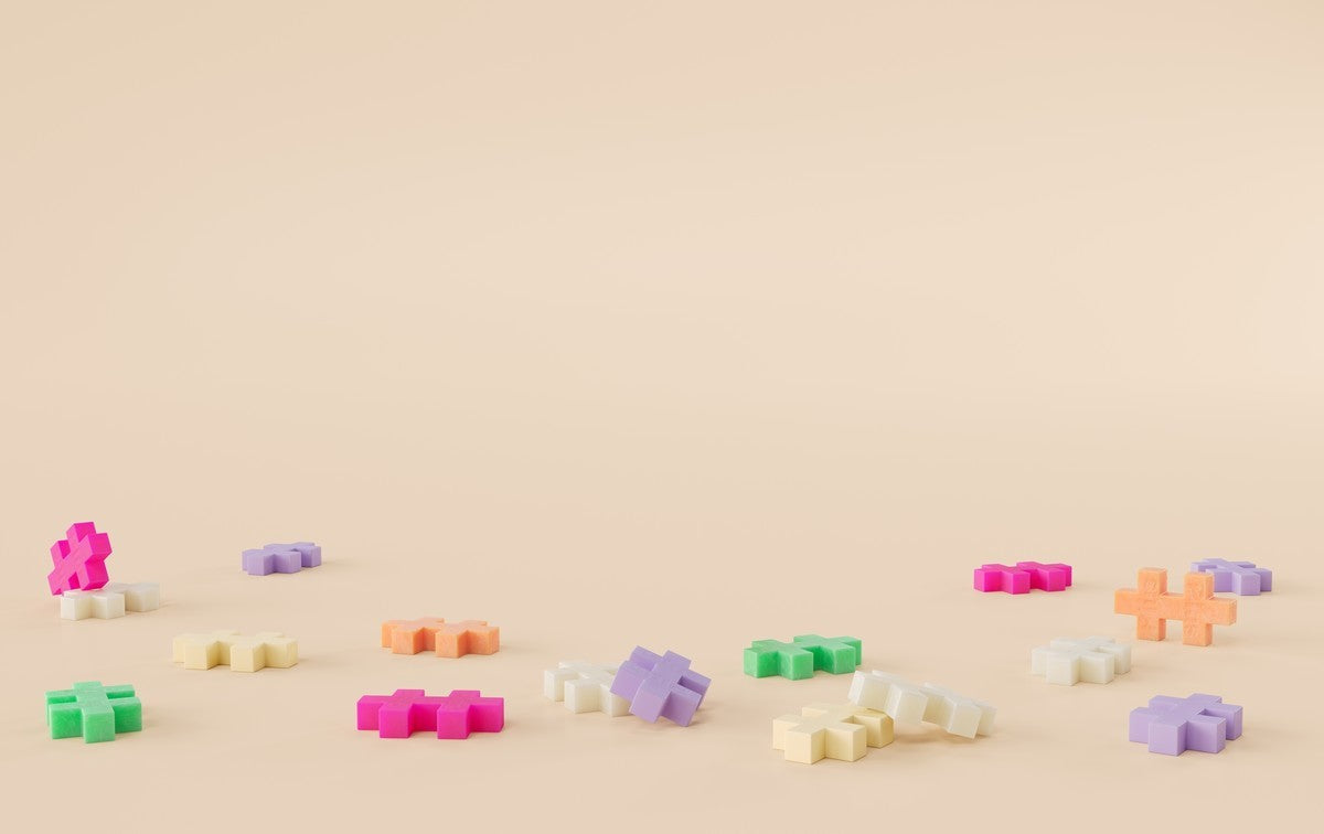 Plus-Plus | Tube | Pearl | 100 stuks