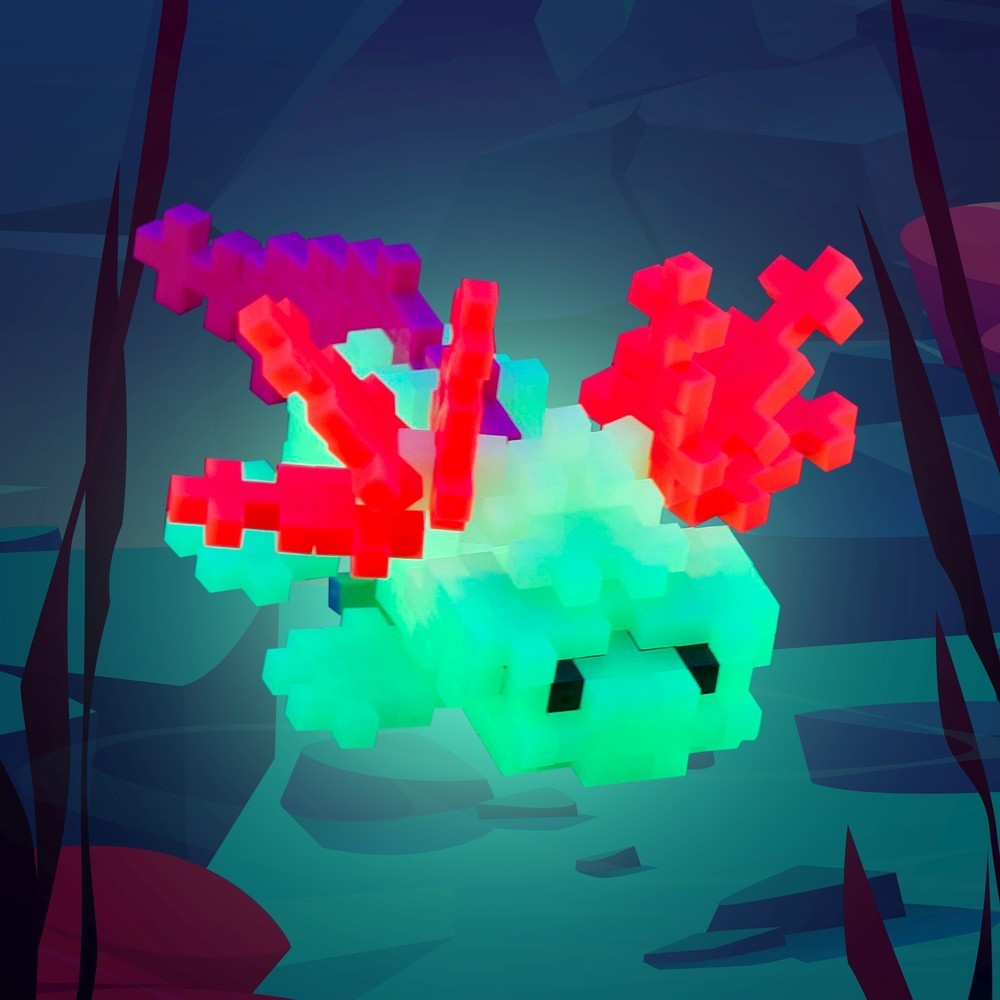 Plus-Plus | Tube | Axolotl | 100 stuks