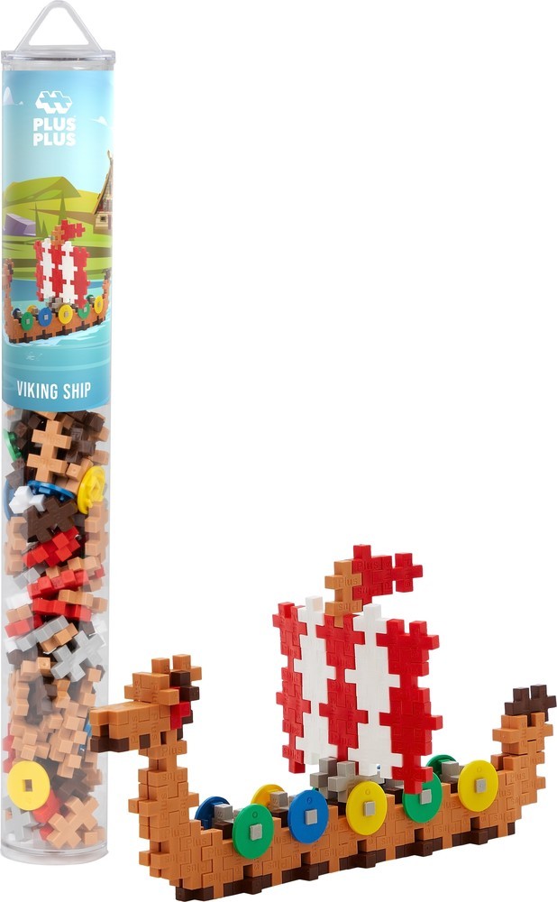 Plus-Plus | Tube | Viking Ship | 100 stuks