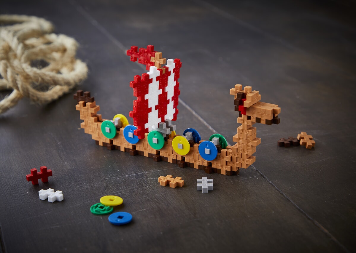 Plus-Plus | Tube | Viking Ship | 100 stuks