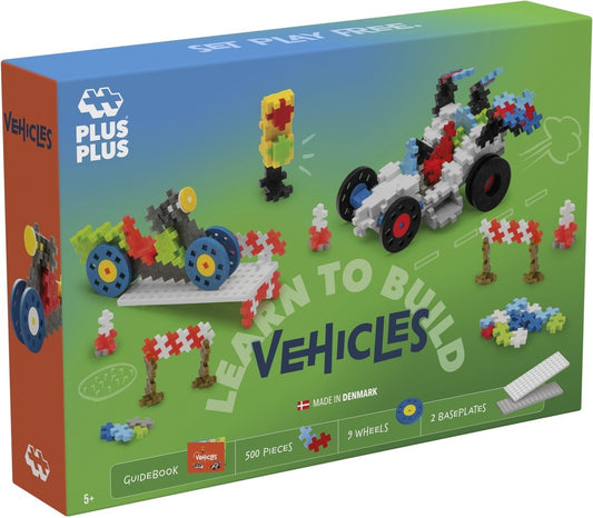 Plus-Plus | Learn to build | Voertuigen | 500 stuks
